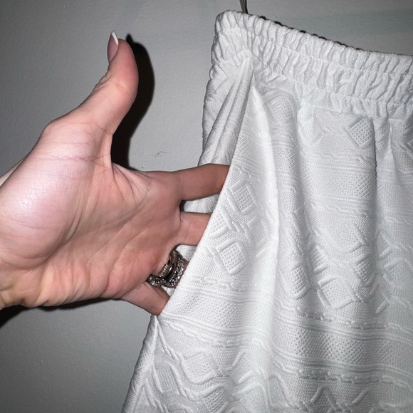 Commense Textured Wide-Leg Pants with Elastic Waist NWT - Picture 5 of 8